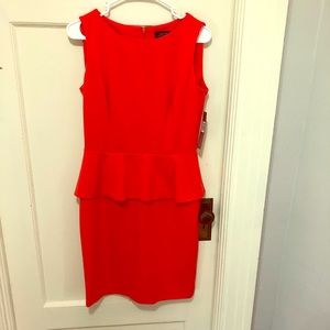 NWT Arthur S Levine Tahari Peplum Dress